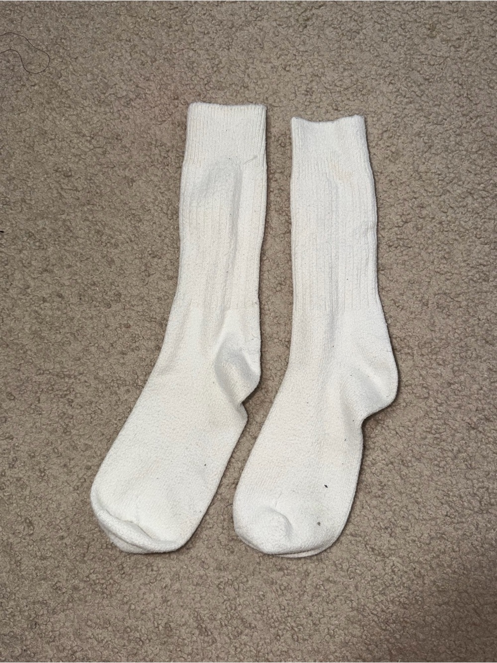 Women’s White Crew Socks - Comfortable Everyday Pair